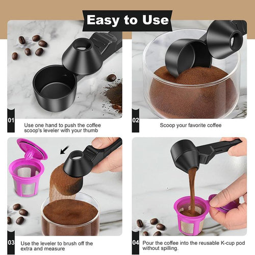 MCOIKY® Portable Coffee Scoop & Funnel