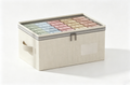 Cotton & Linen Zipper Storage Box